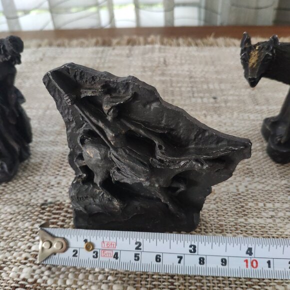 Mythology Legendary Warriors Set of 3 VTG Figurines French Markings 4.5" - Picture 12 of 15